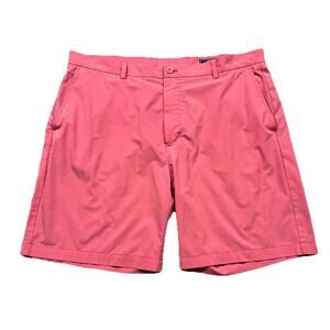Vineyard Vines Performance Breaker Shorts Salmon Pink Stretch Pockets Golf 40
